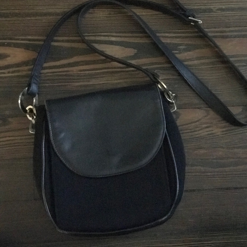 Small black cross body purse